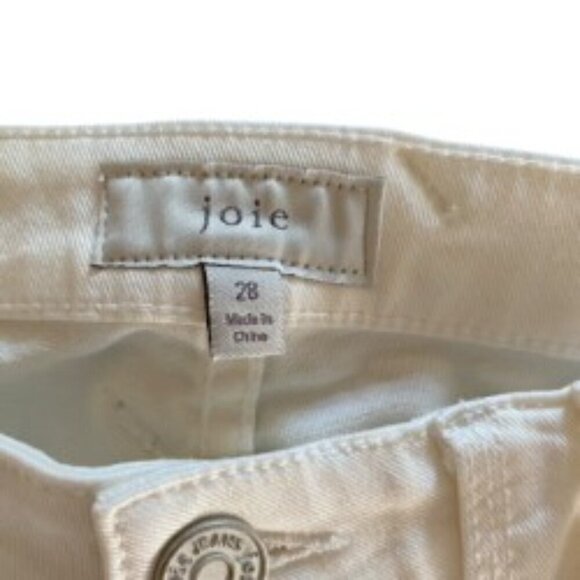 NWT Joie Park Skinny Pants in Porcelain 28 - Picture 3 of 5